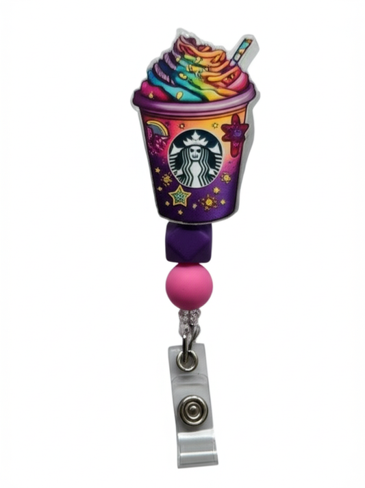 Starbucks Badge Reel