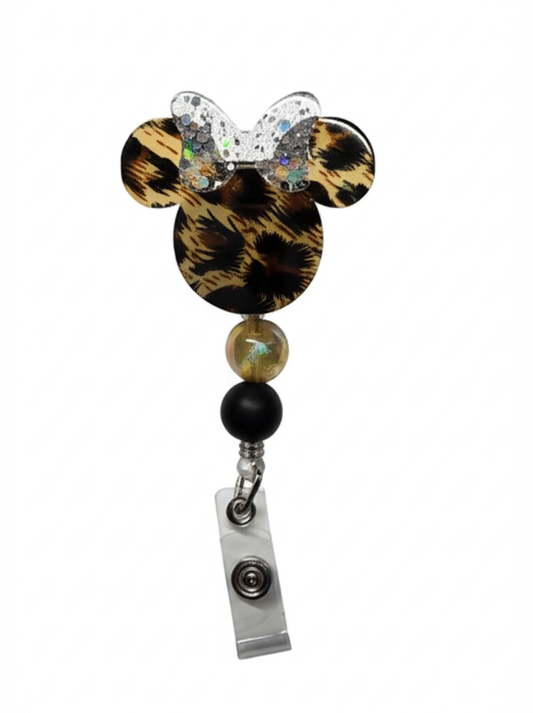 Minnie Mouse Badge Reel