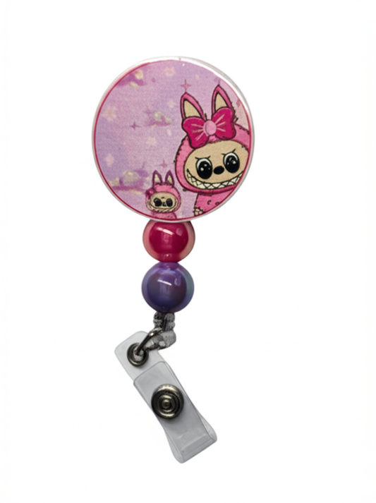 Labubu Badge Reel